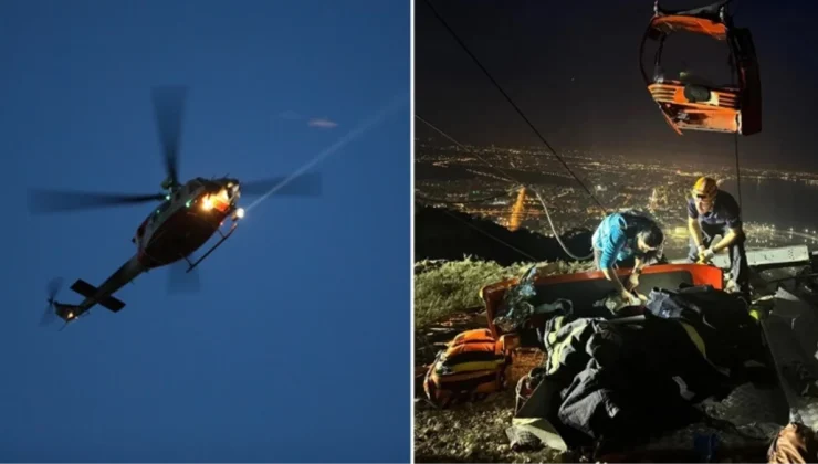 Antalya’da teleferik kazası! Mahsur kalan 87 kişi kurtarıldı, 10 kabinde kurtarma çalışmaları sürüyor