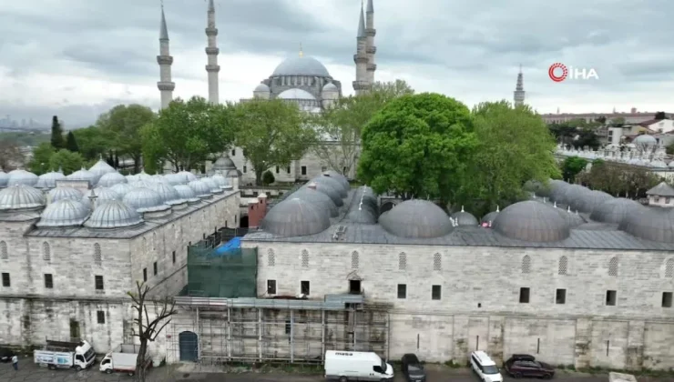 Süleymaniye Külliyesi’nde Darüşşifa bölümünün restorasyonunda sona gelindi