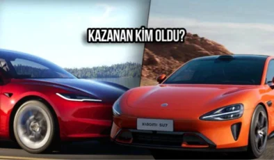 Xiaomi SU7 Tesla Model 3 ve NIO ET5 ile Performans Testinde