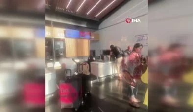 Ertelenen uçuş nedeniyle 97 yolcunun tatil hayali çileye döndü