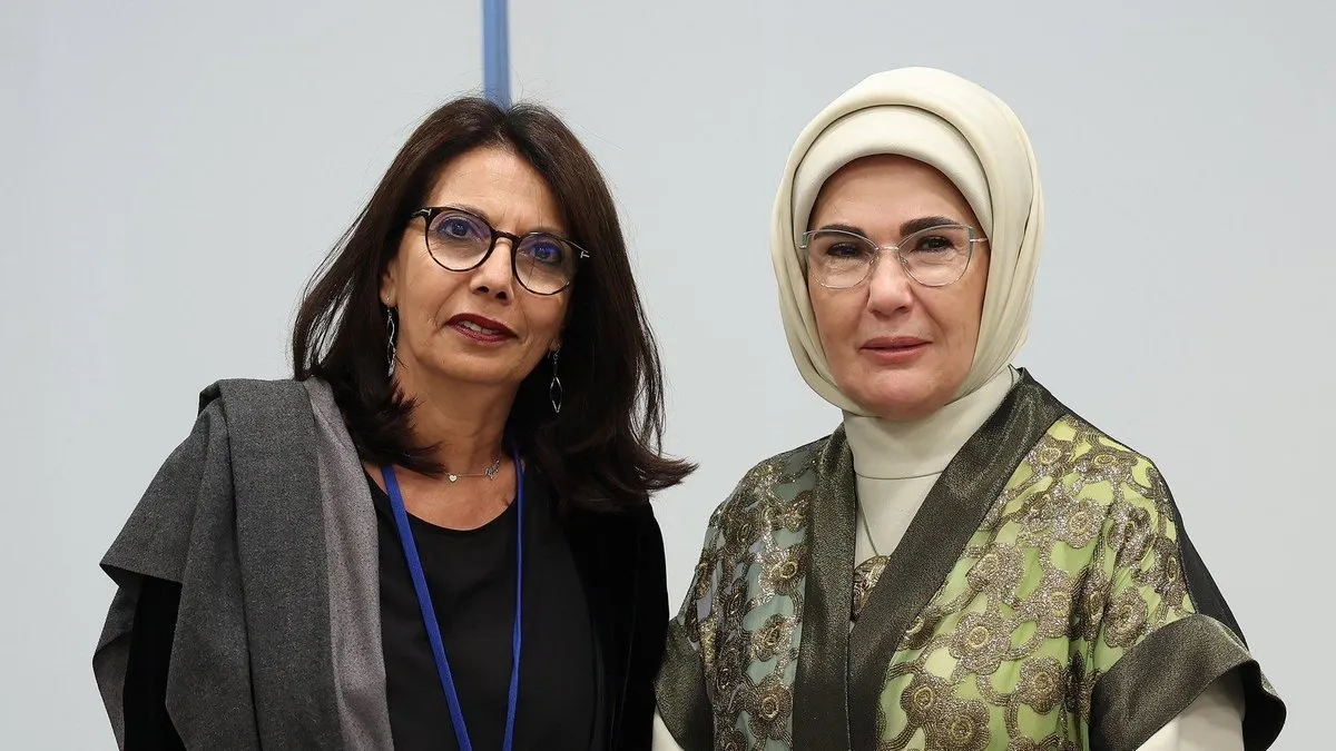 Emine Erdoğan, BM Çocuklara Yönelik Şiddet Özel Temsilcisi Maalla M’jid ile bir araya geldi