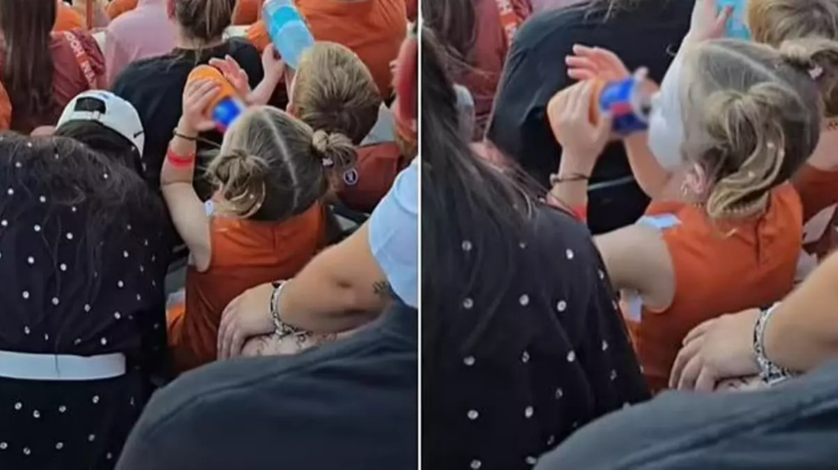 Texas’taki bir futbol maçında alkol içen kız çocuğuna müdahale etmeyen anne tepki topladı