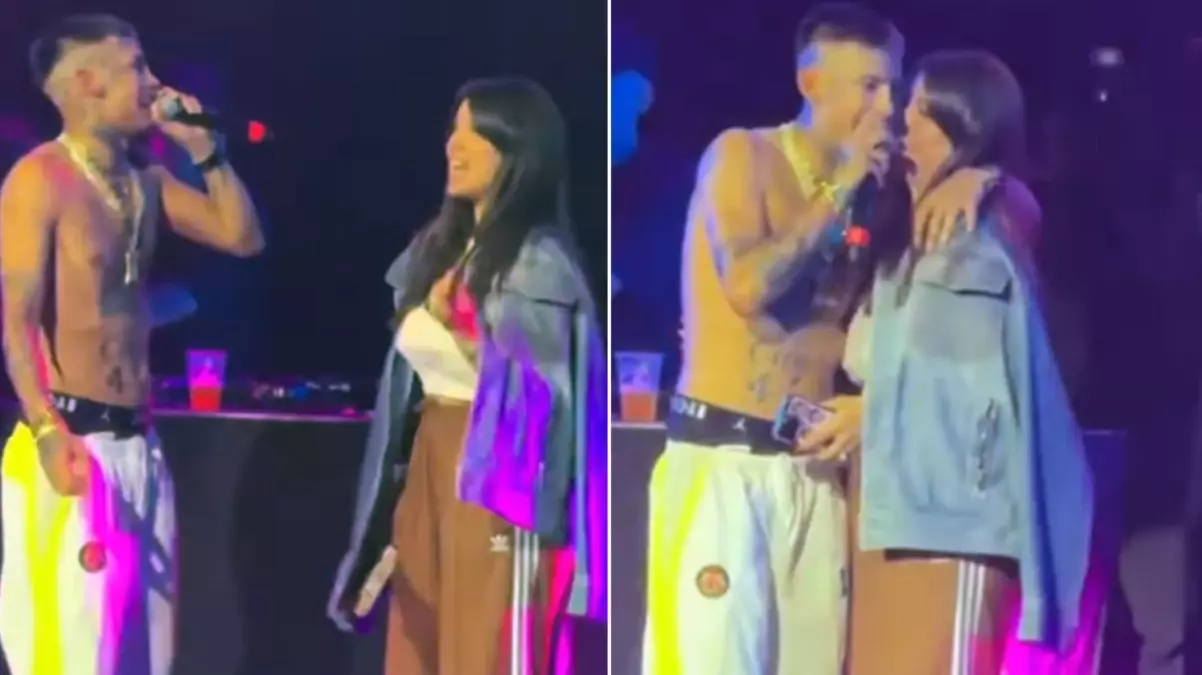 Wanda Nara’dan Mauro Icardi’ye bir darbe daha: Yeni sevgilisiyle sahnede öpüştü