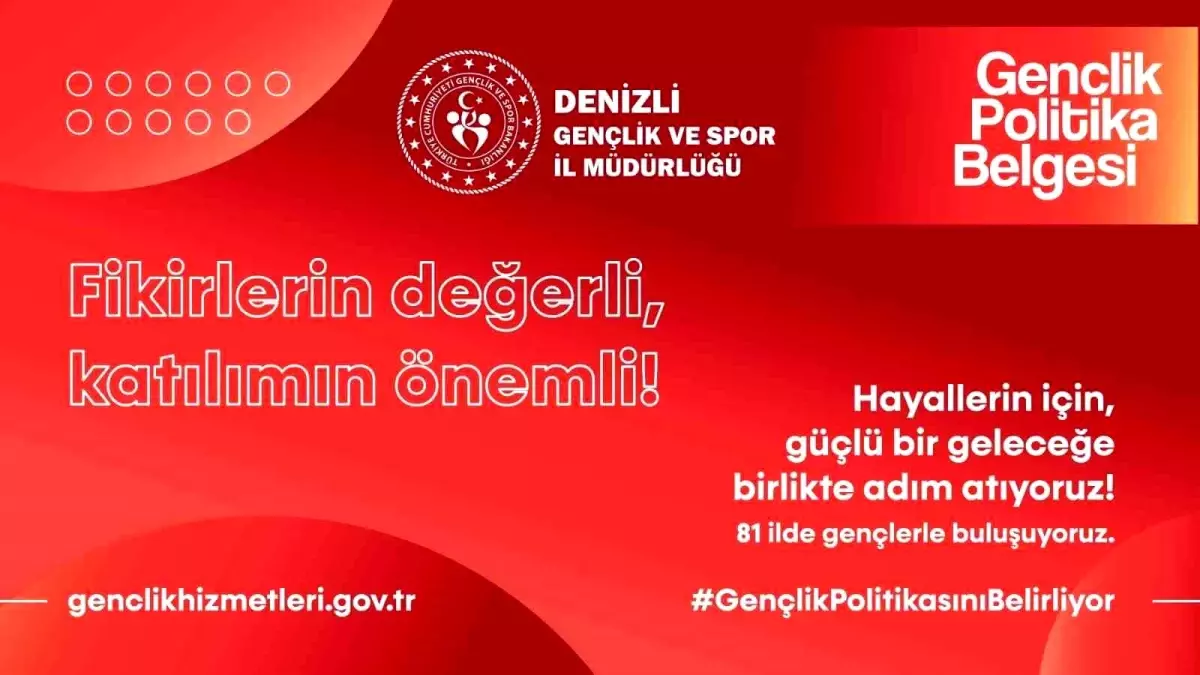 Denizli’de Gençlik Çalıştayı 19 Aralık’ta